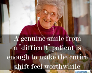 Quote: A Smile From an Alzheimer's Patient