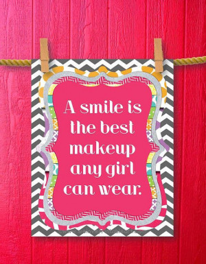 teen girls framed quotes print teen room decor gifts for teen girls ...