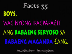 Tagalog Quotes Patama Sa Malandi ~ fact35.jpg