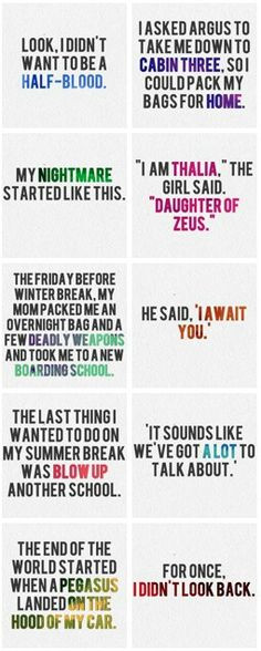 Percy Jackson The Last Olympian Quotes The first and last sentences ...