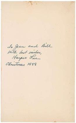 Mockingbird. First edition (stated explicitly on the copyright page ...