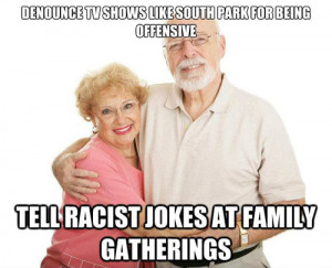 double-standard-racist-grandparents-funny-meme