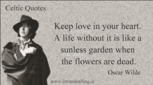 Cartoon illustration of Oscar Wilde quote: 