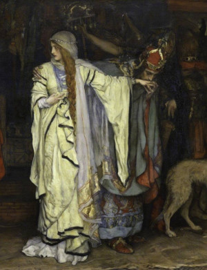 King Lear: Cordelia’s Farewell (detail). 1898. Edwin Austin Abbey