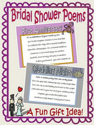 Bridal Shower Candle Poem Activity Pic #17