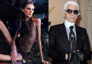 Karl Lagerfeld defends the waifs who march down his runways - 'No One ...