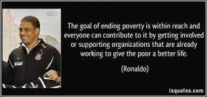 The goal of ending poverty is within reach and everyone can contribute ...