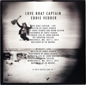 Eddie Vedder Vocais Guitarra