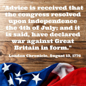 25 historical quotes about the Declaration of Independence July 4th