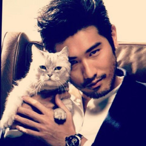 Magnus Bane and Chairman Meow (AKA actor Godfrey Gao, who has been ...