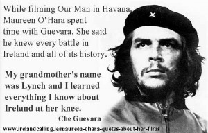 Che-Guevara His grandmother was Irish and he knew the long Irish ...