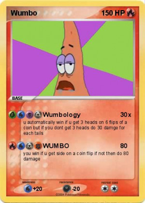 Pokémon Wumbo 1 1 - Wumbology - My Pokemon Card