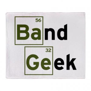 Band Gifts > Band Living Room > Funny Band Geek Throw Blanket