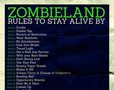alice in zombieland quotes | ZOMBIELAND RULES To Stay Alive By M ovie ...