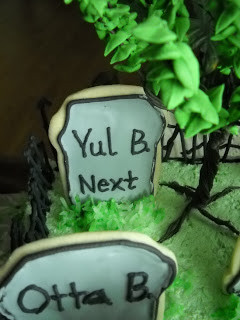 Beyond The Hill Cemetery Cake