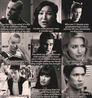 ... Quotes, Glee Santana Quotes, Glee 3, Glee Kurt Quotes, Glee Quotes
