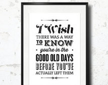 Typography Print, The Office Quote, TV Quote, Andy Bernard, The Office ...