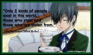 These are some of Black Butler Kuroshitsuji Sebastian Michaelis Quotes ...