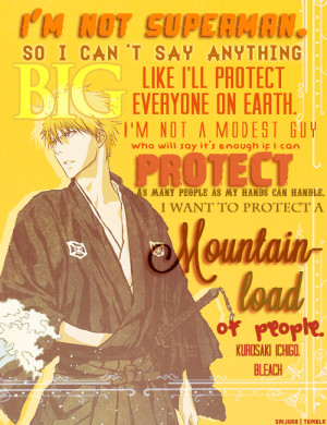 Bleach Anime Quotes...