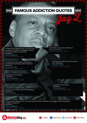 Jay Z quotes on drugs and addiction (INFOGRAPHIC)