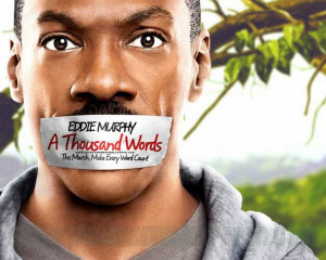 movie entitled a thousand words starring by eddie murphy etc