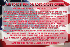 Air Force JROTC Cadet Creed
