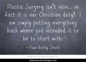 Plastic surgery quotes