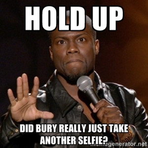 Kevin Hart - hold up did bury really just take another selfie?
