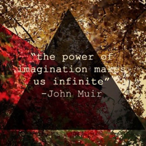 The #power of #imagination makes us #infinite' ~ #johnmuir #quotes