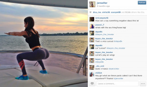 Jen byrjaði á Instgram árið 2012