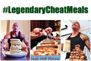 , that’s a lot of food! Dwayne “The Rock” Johnson’s cheat day ...