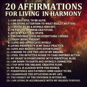 20 Affirmations