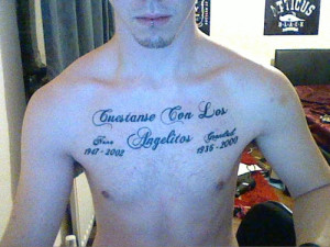 My first tattoo, I figured I’d make it something that means a lot to ...