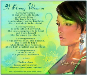 Strong woman