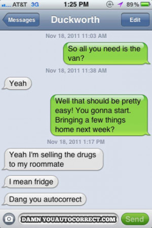 funny auto-correct texts - Moving Day