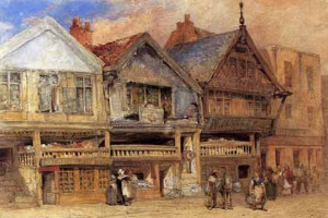 Bridge Street Row East. Unknown artist.