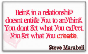 ... get what you expect, you get what you create. - Steve Maraboli #quote