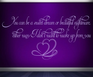 Beyonce lyrics from Sweet Dream: You can be a sweet dream, or a ...