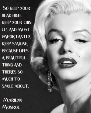 marilyn monroe quotes and sayings about life
