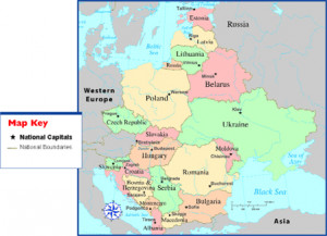 EASTERN EUROPE COUNTRIES MAP QUIZ
