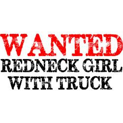 redneck_girl_with_truck_rectangular_cocktail_plate.jpg?height=250 ...