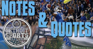 Detroit Lions Notes and Quotes: Week 6 – Tate sets a personal best ...