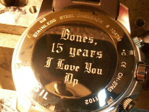 watch engraving