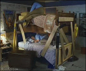 gifs step brothers lol bunk beds bunk bed