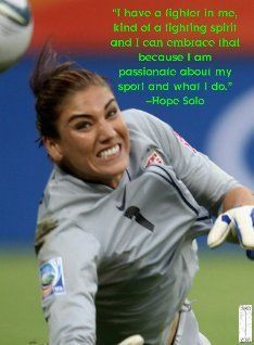 ... soccer and I'm a goalie and am passionate about my position and sport