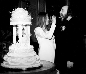 Marilyn had designed her own wedding gown and, on the day of the ...