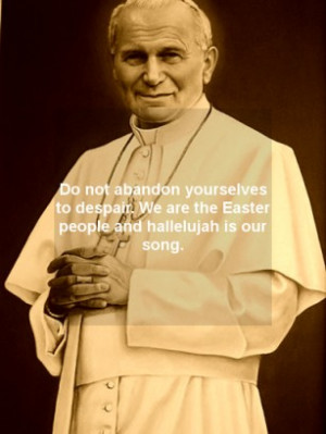 查看更大图片 Pope John Paul II quotes 用于 的 Android 的 ...