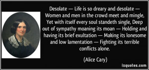 More Alice Cary Quotes