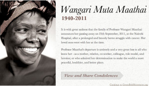 ETERNAL REVERENCEcultureofresistance:Wangari Maathai was the founder ...