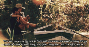 zac efron Nicholas Sparks love quotes the lucky one ordinary things